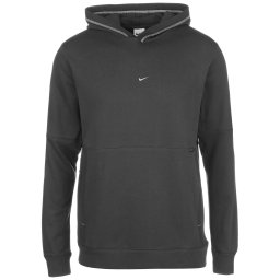 NIKE Hanorac sport gri închis / alb