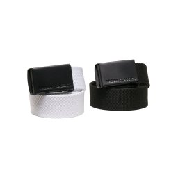Urban Classics Curea negru / alb