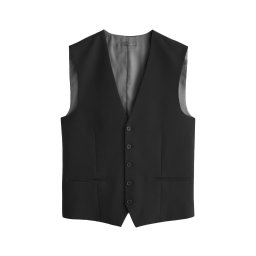 Next Vestă de costum negru