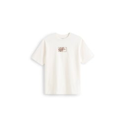 VANS Tricou maro deschis / alb