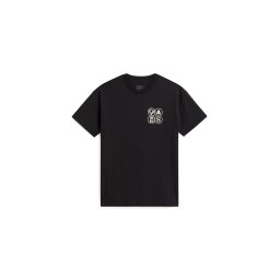 VANS Tricou 'Ellipse' negru / alb murdar
