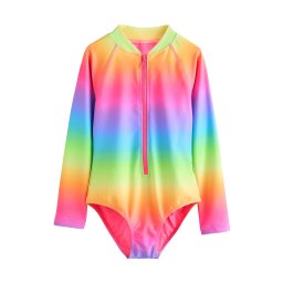Next Costum de baie întreg galben / verde / lila / roz