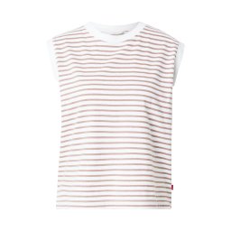 LEVI'S ® Tricou 'Boxy Tank Top' maro / alb