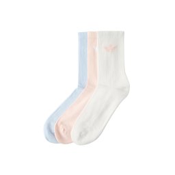 ADIDAS ORIGINALS Șosete 'Trefoil' albastru deschis / portocaliu pastel / alb