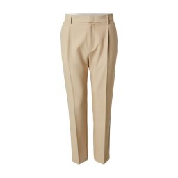 DAN FOX APPAREL Pantaloni cu dungă 'Gabriel' bej