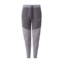 Nike Sportswear Pantaloni 'TCH FLC' albastru / gri / pământiu