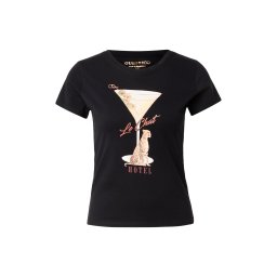 GUESS Tricou 'LEOPARDTINI' bej / maro deschis / negru