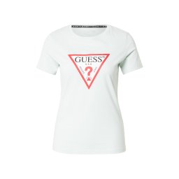 GUESS Tricou azuriu / roșu / negru