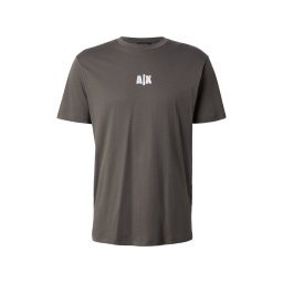 ARMANI EXCHANGE Tricou maro deschis / alb