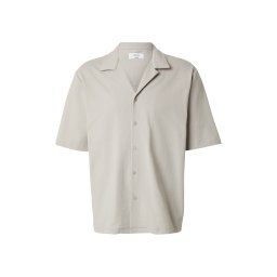 DAN FOX APPAREL Cămașă 'Roman' gri deschis