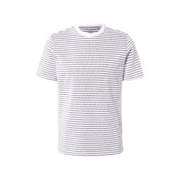 BLEND Tricou 'BHKADEK' albastru noapte / alb