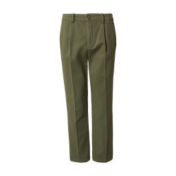 DAN FOX APPAREL Pantaloni cu dungă 'Jannek' verde