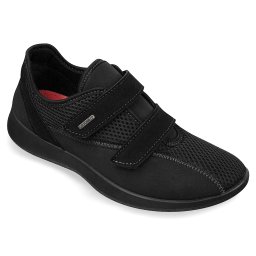 Adidasi confort, calapod lat, barbati, OrtoMed 5010-T21 negri