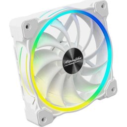 Set 3 ventilatoare PC 120mm Wing Boost 3 ARGB High Speed PWM, Triple - Alb