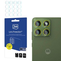 Folie de protecție cameră Edge 70 3mk Lens Protect, Set 4 bucăți Motorola STICLĂ