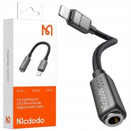 Adaptor Lightning Tata la Jack 3.5mm Mama, 0.11m - Mcdodo (CA-5010) - Black