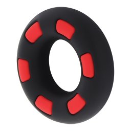 Hidden Desire Extreme Super Stud C-Ring Black-Red