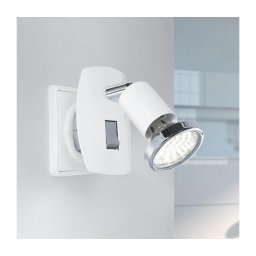 Eglo 902365 - Lampă LED MINI pentru priză, 1xGU10/2,8W/230V, albă