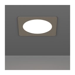 Eglo 901408 - Corp de iluminat LED încastrat FUEVA, 6,3 W, 230 V, 11,9 x 11,9 cm, crom