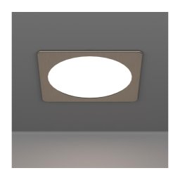 Eglo 901409 - Corp de iluminat LED încastrat FUEVA LED/10,5W/230V 16,6x16,6 cm crom