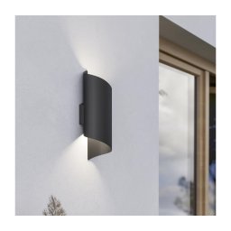 Eglo 902023 - Aplica LED de perete pentru exterior MONTARELLO, 2xLED/4W/230V, IP44, negru