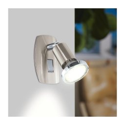 Eglo 902364 - Lampă LED pentru priză MINI, 1xGU10/2,8W/230V, crom mat