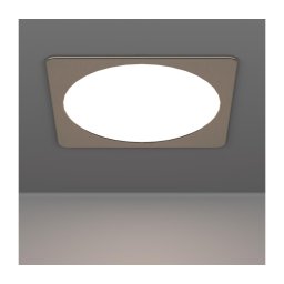 Eglo 901411 - Plafonieră LED încastrată FUEVA LED, 18,5 W, 230 V, 21,6 x 21,6 cm, crom