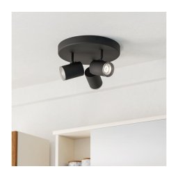Eglo 901965 - Spot pentru baie CONSUMA 3xGU10/5W/230V IP44, negru