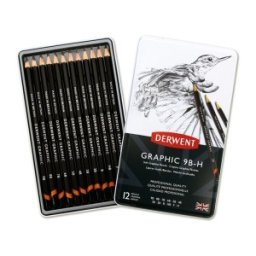 Set 12 Creioane Grafit Soft Graphic Derwent