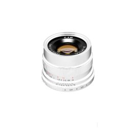 Obiectiv foto DSLR Obiectiv manual 7Artisans 35mm F2.0 Silver pentru Leica M-mount
