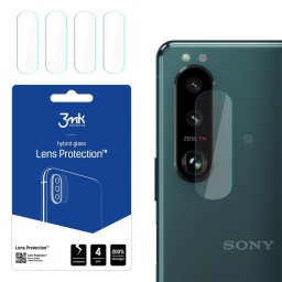Protectie camera 3MK Lens Protect pentru Sony Xperia 1 III 5G, set 4 bucati, sticla securizata lentile