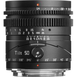 Obiectiv foto DSLR Obiectiv TTArtisan Tilt 50mm f/1.4 Negru pentru Olympus/Panasonic MFT Mount