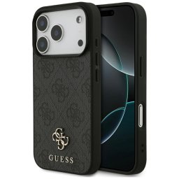 Husa Husa pentru iPhone 17 Pro - Guess 4G Small and Classic Logo MagSafe (GUHMP17LP4SM4MK) - Black