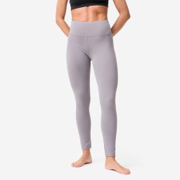 Colanți pentru yoga / pilates elastici, Breathe Gri Damă