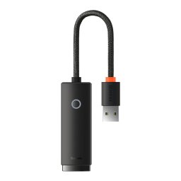 Adaptor USB la RJ45 LAN Port, 100Mbps - Baseus Lite Series (WKQX000001) - Black