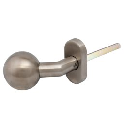 Set manere cu clanta tubulara si buton fix la 45°, cu rozete ovale