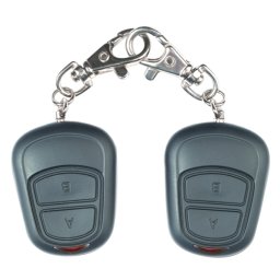 Set de radio comanda la 500m, cu doua canale. Contine un receptor cu doua relee si doua telecomenzi cu 2 butoane (cod saritor)