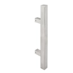 Maner tragator din inox cu fixare la 90 grade, profil patrat