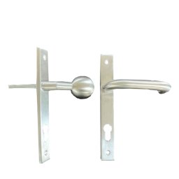 Set shielduri cu buton fix la 45° si maner mobil cu sectiune tubulara, interax 85mm