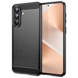 Husa silicon Samsung Galaxy A57 5G Techsuit - Carbon Silicone Black