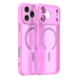 Husa silicon iPhone 17 Pro Max Techsuit - HaloFrost II MagSafe Pink