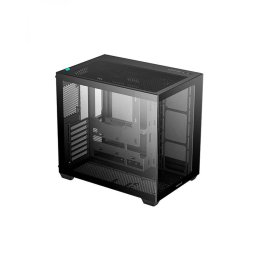 CARCASA DeepCool CG530, middle tower, gaming, fara sursa, suporta 14xfan, , PSU shroud, USB 2.0 x 1, USB 3.2 gen1 x 2, audio+mic, 7 sloturi expansiune, negru, R-CG530-BKNDA0-G-1 (timbru verde 0.32lei)