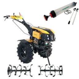 Pachet Motocultor ProGARDEN Campo 1273 Alpine V2, 12CP, 2+1 trepte cu seringa completare ulei