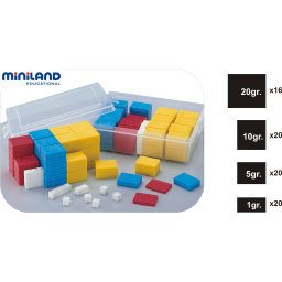 Set 76 Greutati Din Plastic - Miniland