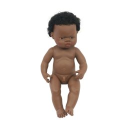 Papusa African Baiat 38 Cm - Miniland