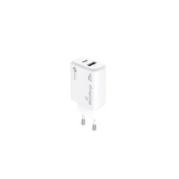 Încărcător USB-C MediaRange MRMA112-2 | 25W, GAN, Alb