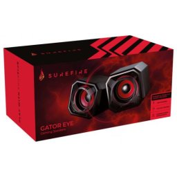 Boxe Gaming SureFire Gator Eye 48820 | Stereo, LED, Roșu