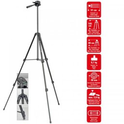Trepied Foto Braun BLT 200S 20426 | 145cm, 2kg Capacitate, Negru