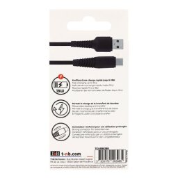 Cablu USB la USB-C TnB TCUSB02BK | 2m, 480Mbps