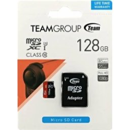 Card de Memorie Team Group 128GB Micro SDXC CARD + SD Adapter, Class10